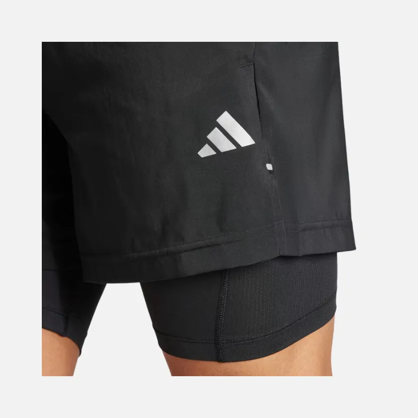 Adidas Gym Training 2 in 1 Men's Training Shorts -Black
