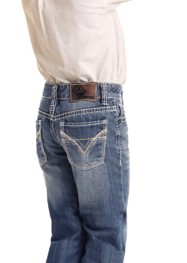 BB-9576 - Rock&Roll Denim Boy's Regular Fit BB Gun Bootcut Jeans