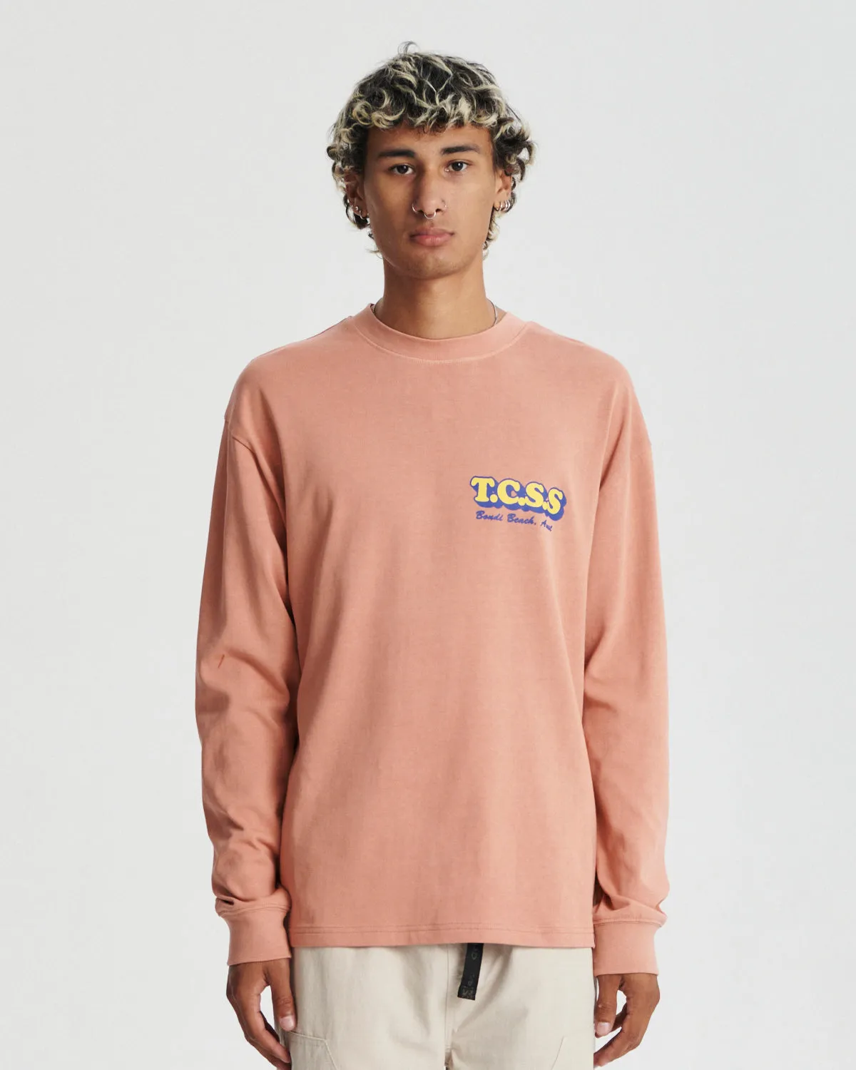 Blinky Long Sleeve Tee  Peach