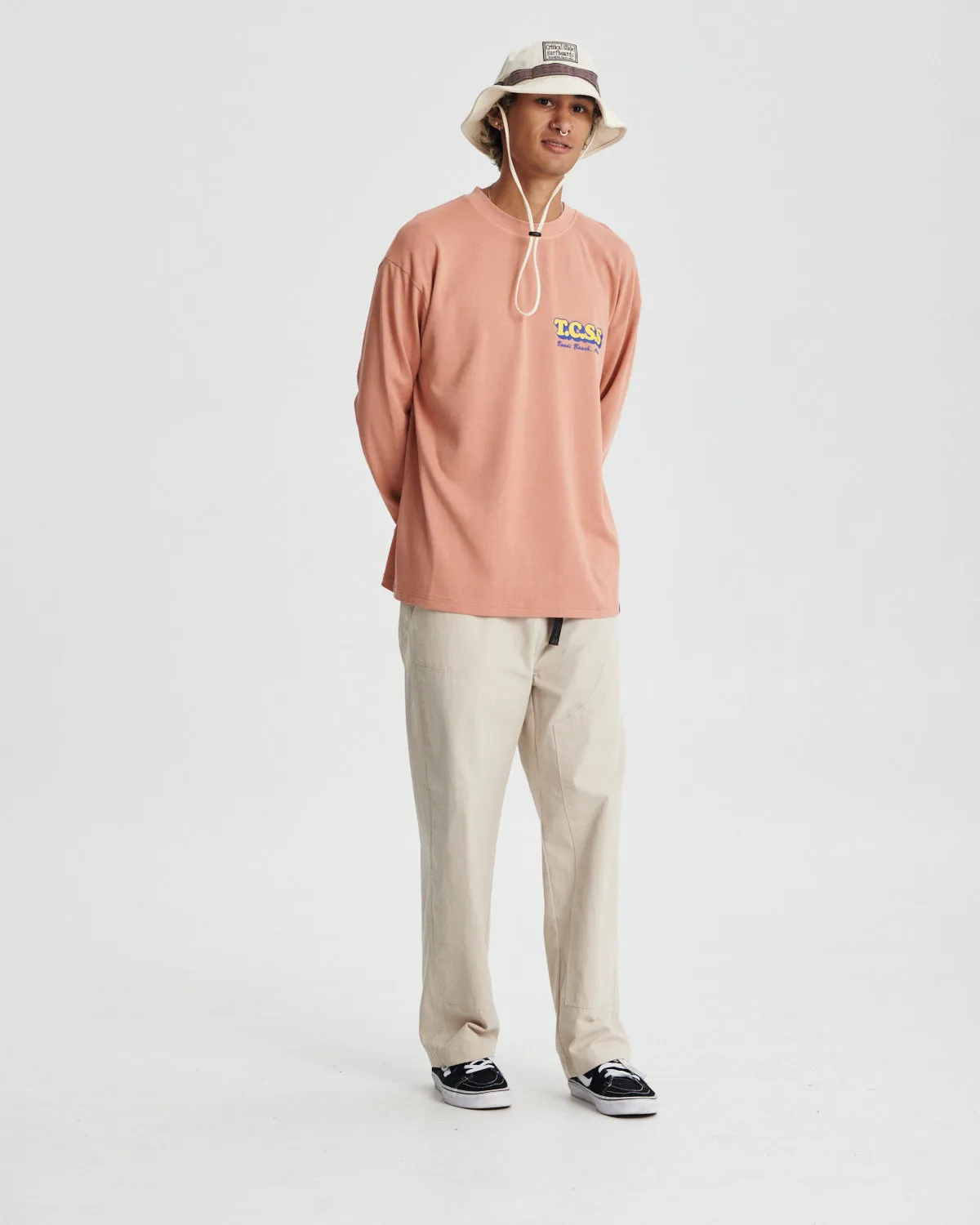 Blinky Long Sleeve Tee  Peach