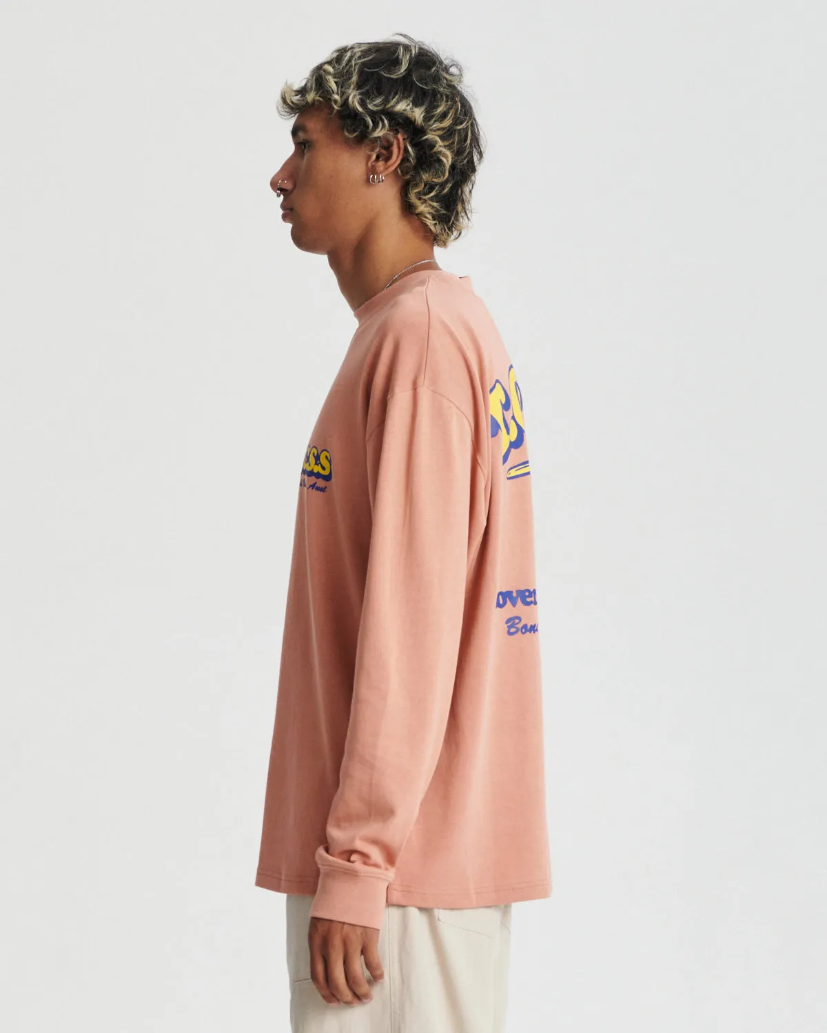 Blinky Long Sleeve Tee  Peach