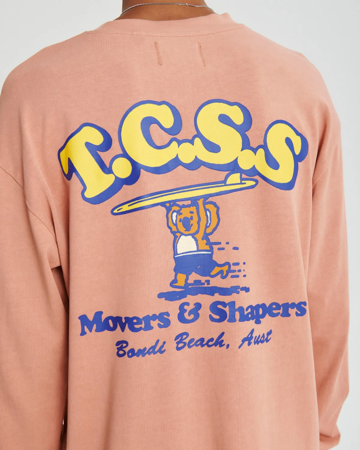 Blinky Long Sleeve Tee  Peach