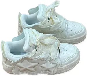 Casual Walking Shoes Star Y2k Aesthetic Cute Women's Platform Sneakers Colorful Fashion Chunky Dad Sneakers Thick Sole