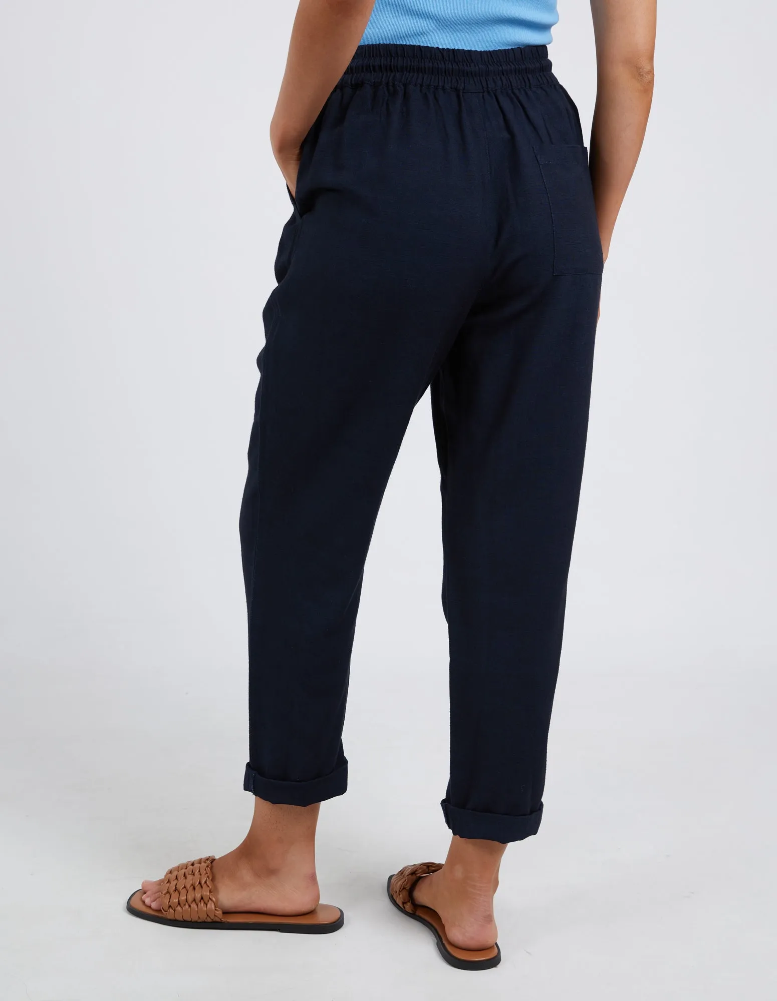 Clem Relaxed Pant Dark Sapphire