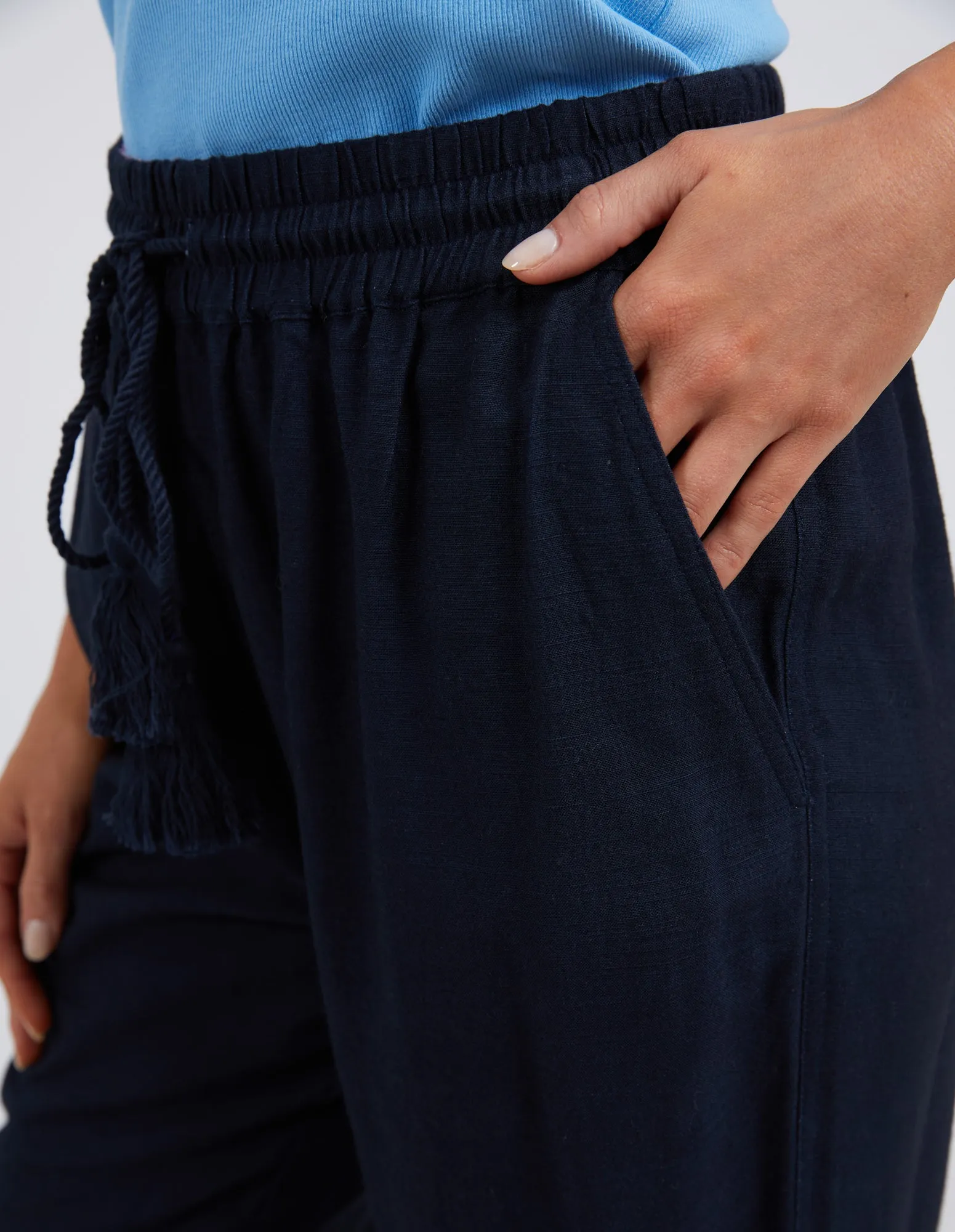 Clem Relaxed Pant Dark Sapphire