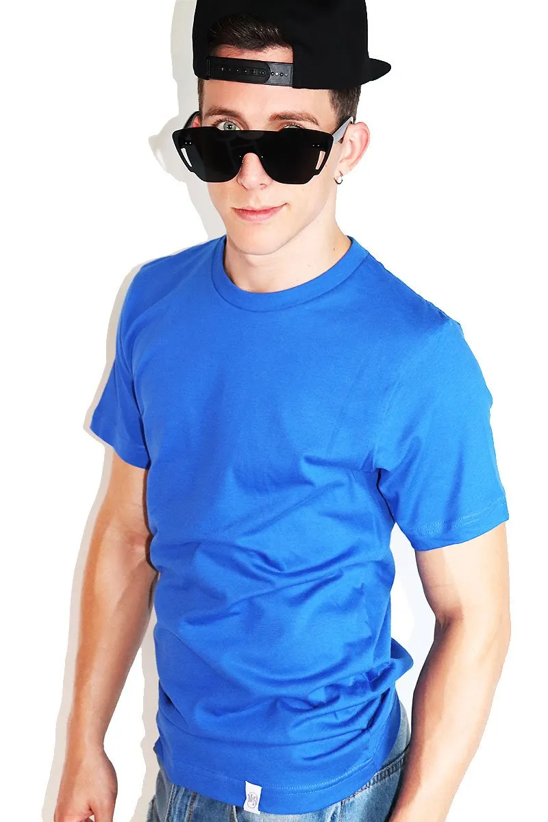 Core Crewneck Tee-Royal Blue