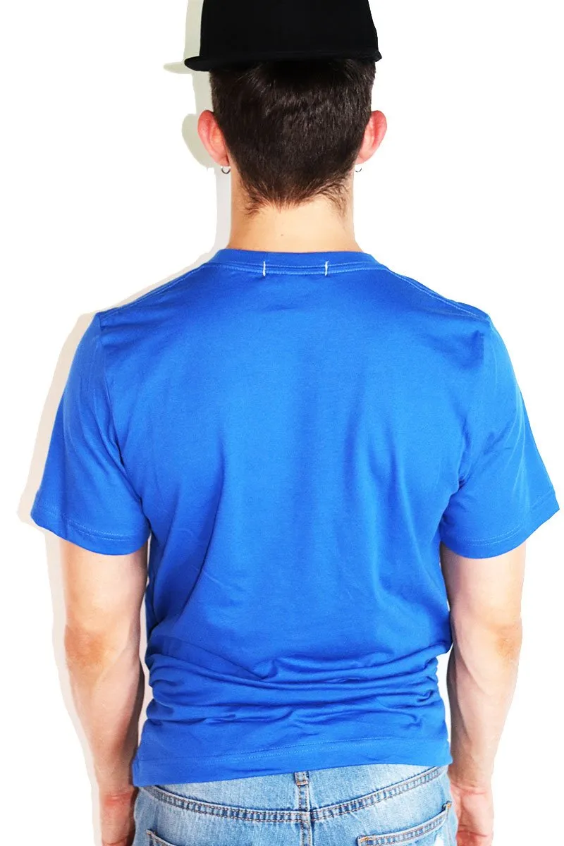 Core Crewneck Tee-Royal Blue