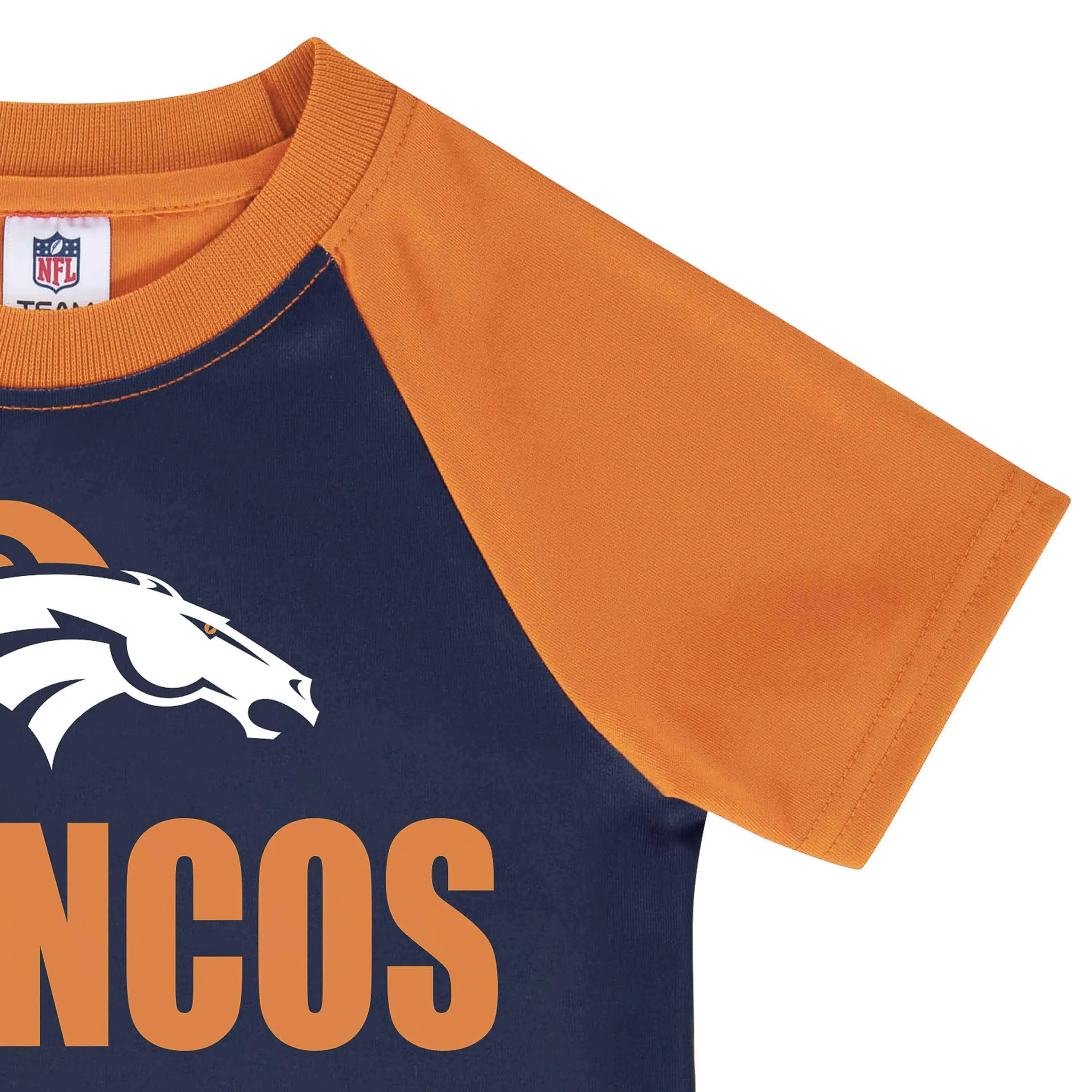 Denver Broncos Toddler Boys Short Sleeve Tee Shirt