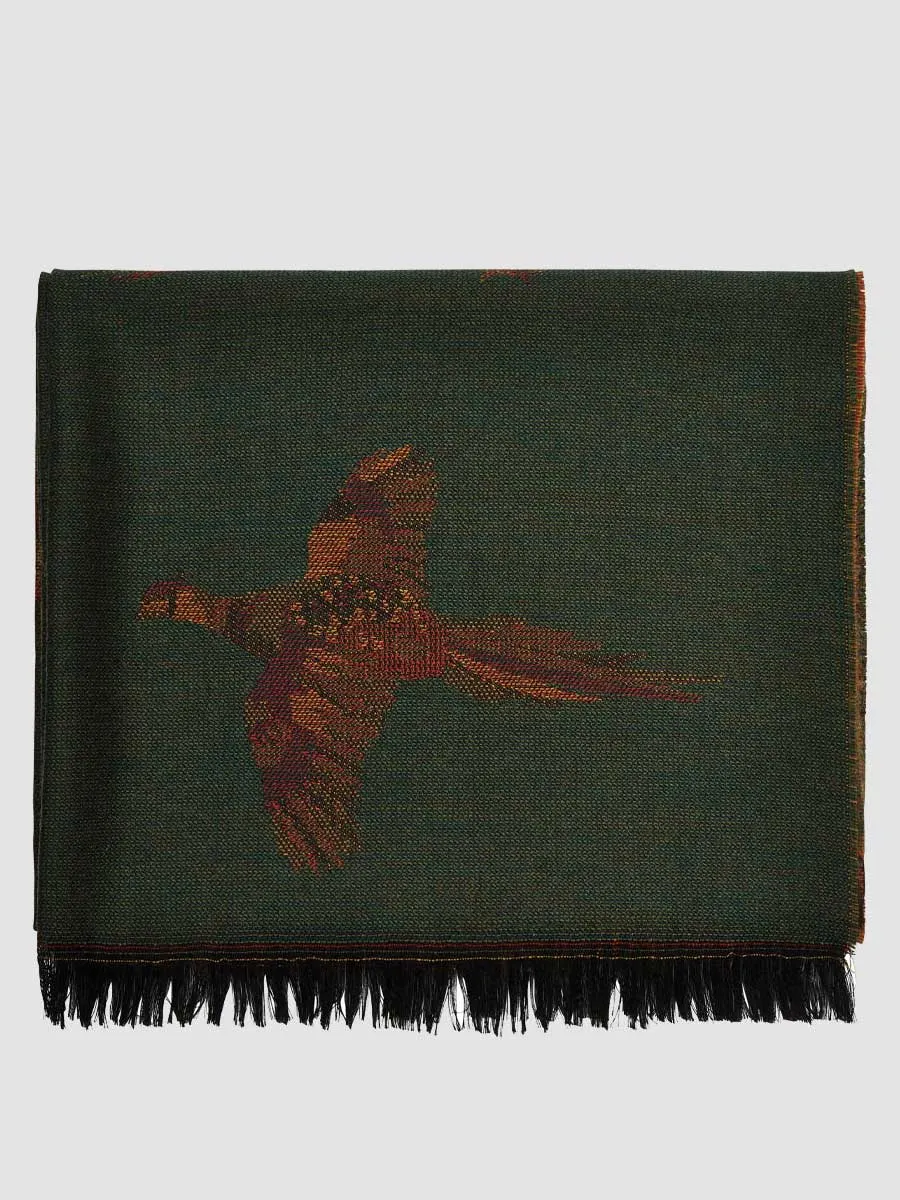 DUBARRY Birchdale Ladies Wool Stole - Ivy
