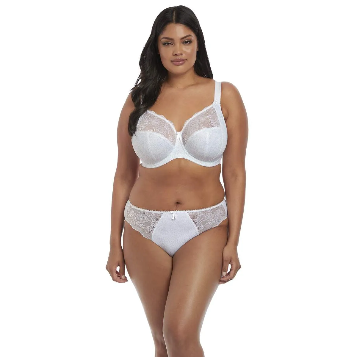 Elomi Morgan Underwire Full Cup Banded Bra, White | White Elomi Morgan Bra