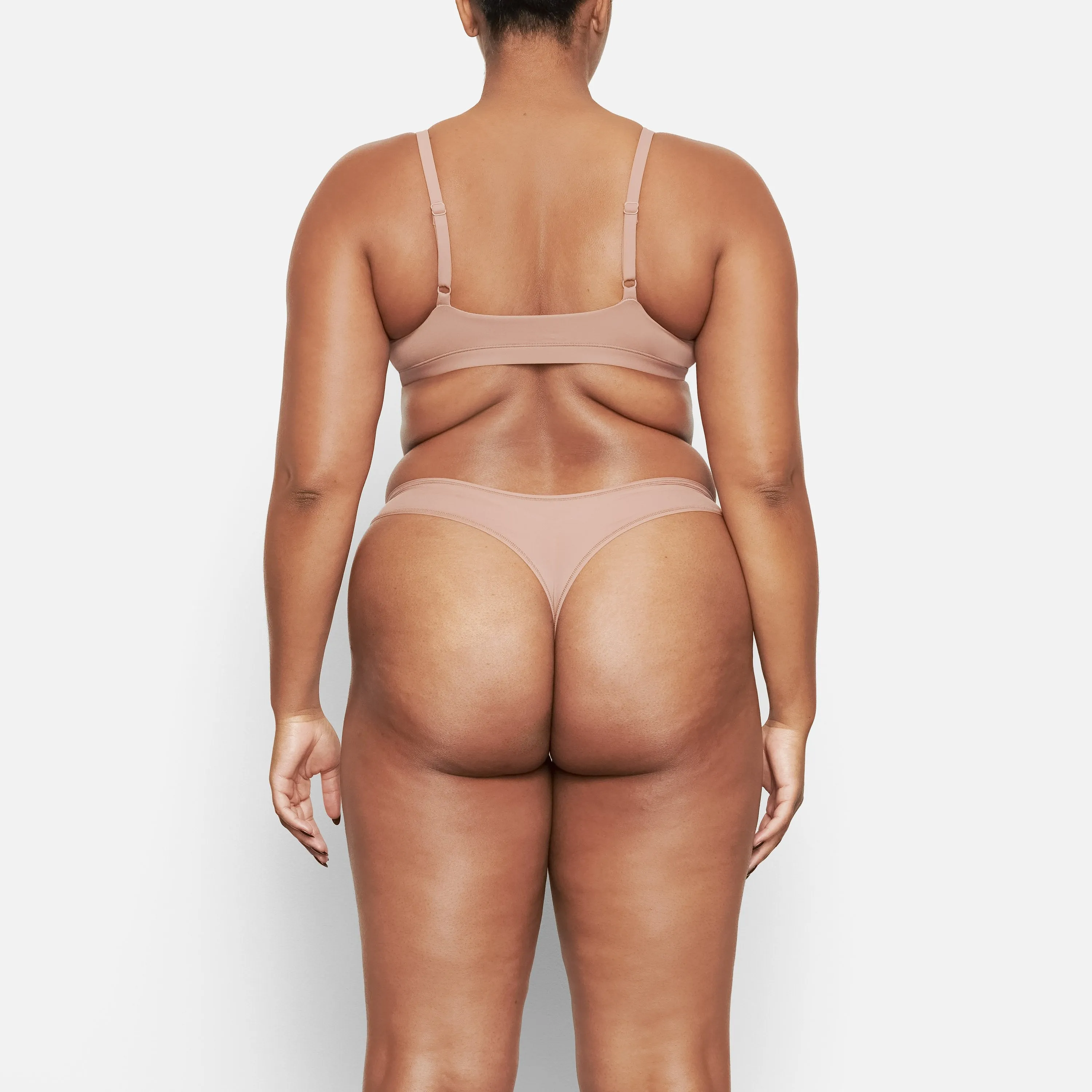 FITS EVERYBODY TRIANGLE BRALETTE | ROSE CLAY