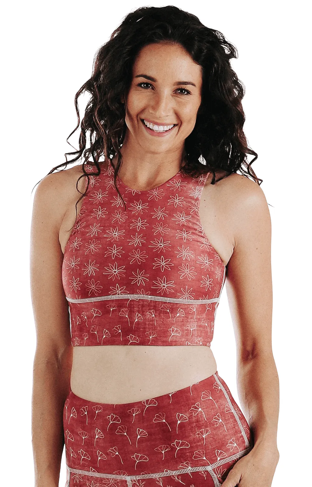 Free Range Sports Bra - Terracotta Time