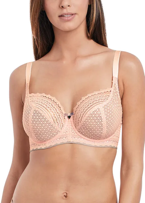 Freya Daisy Lace Uw Balcony K Cup Bra, Blush