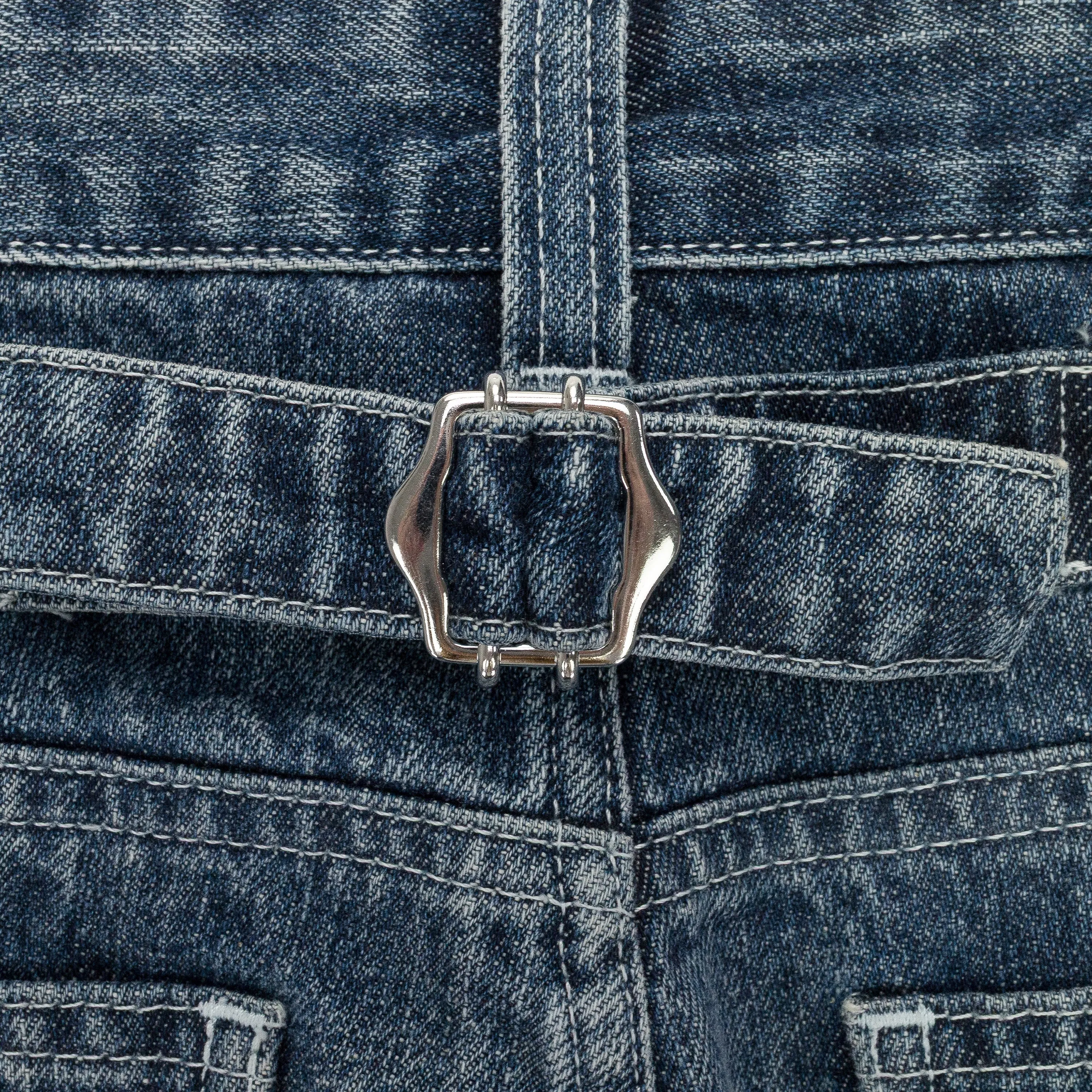 LIGHT BLUE LOW RISE BOOTCUT JEANS