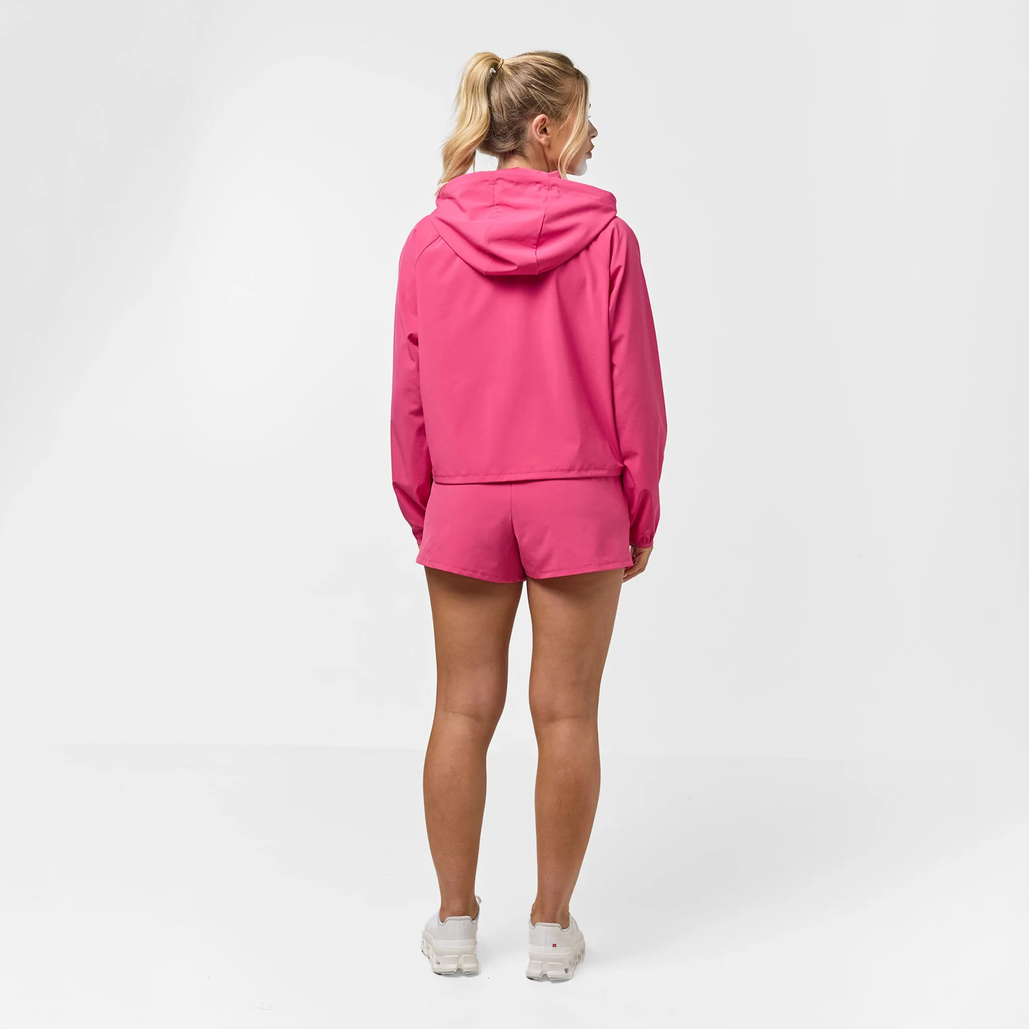 Lightweight Performance Short & Jacket Set | Bright Pink