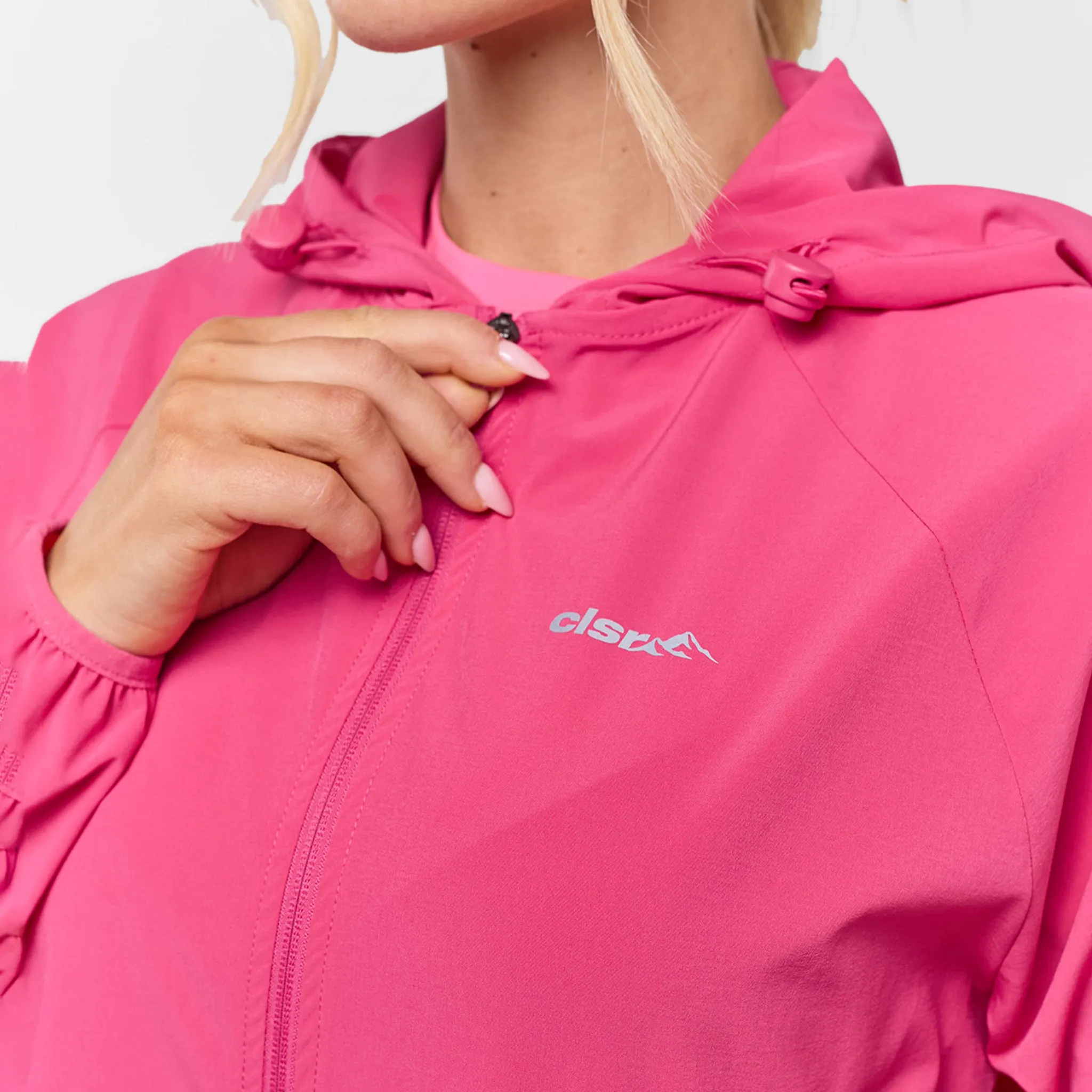 Lightweight Performance Short & Jacket Set | Bright Pink