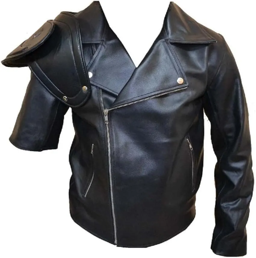 Mad 4 Fury Road Movie Costume - Tom Australian Distressed hardy Brown Max Biker Jacket - Motorcycle Leather Jacket for Mens