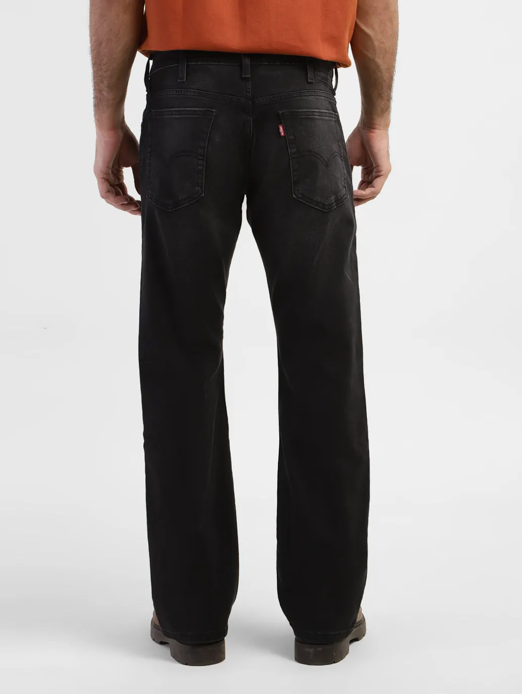 Men's 517 Black Bootcut Fit Mid Rise Jeans