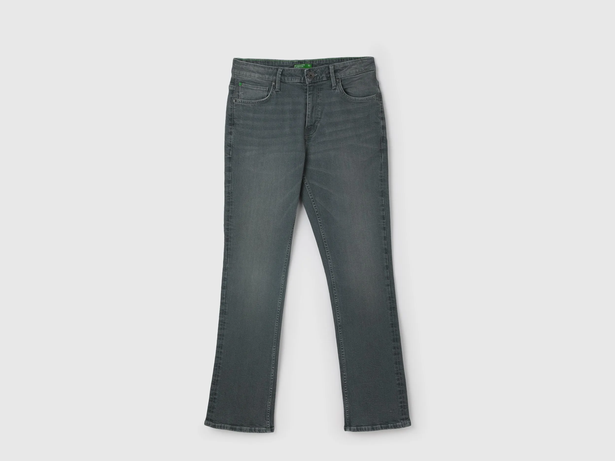 Men's Solid Bootcut Jeans