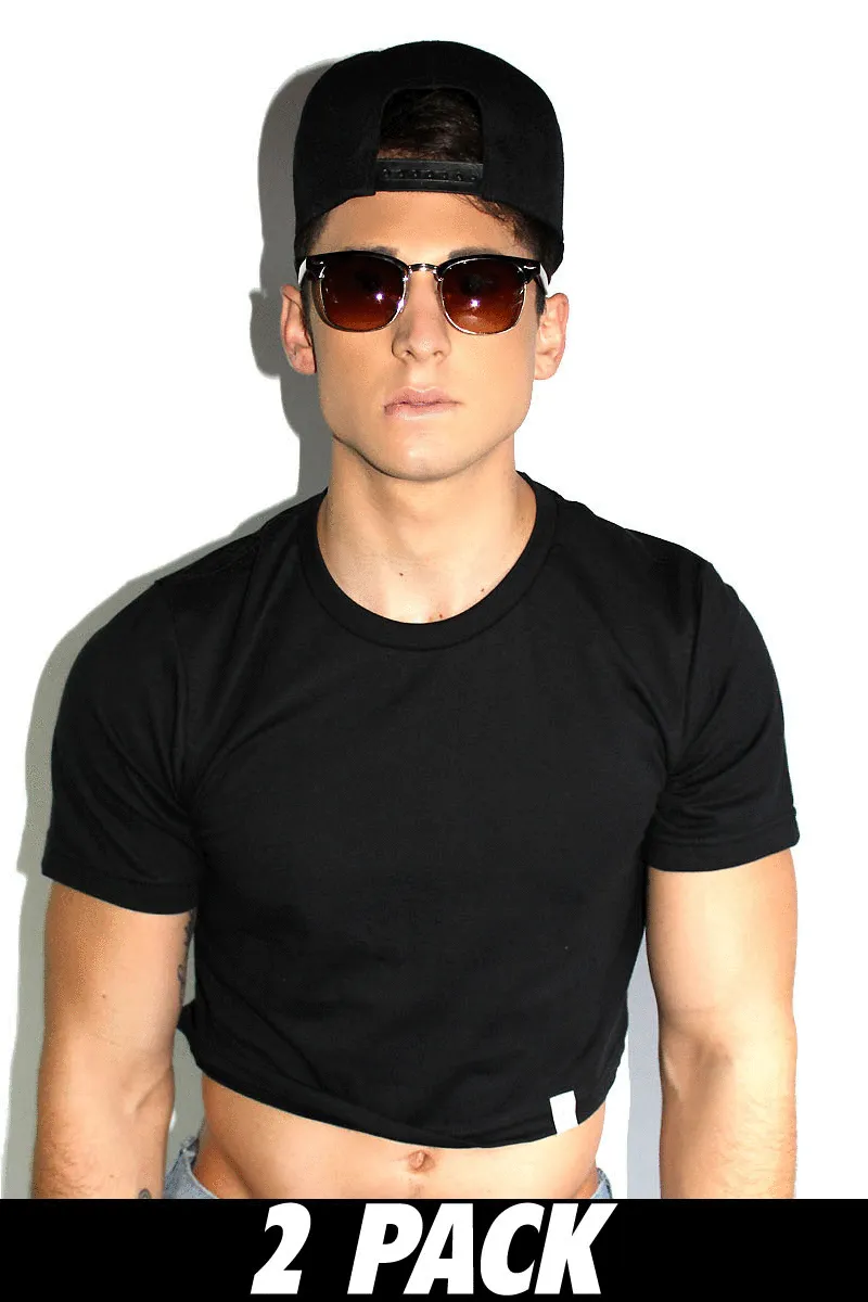 Multipack-Core Crop Tees-Night Time