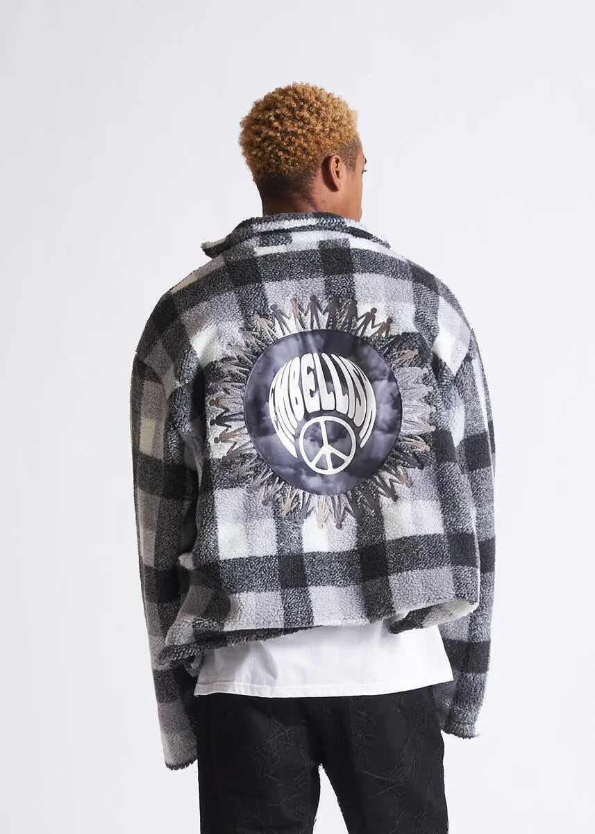 Peace Fleece Jacket - Gray