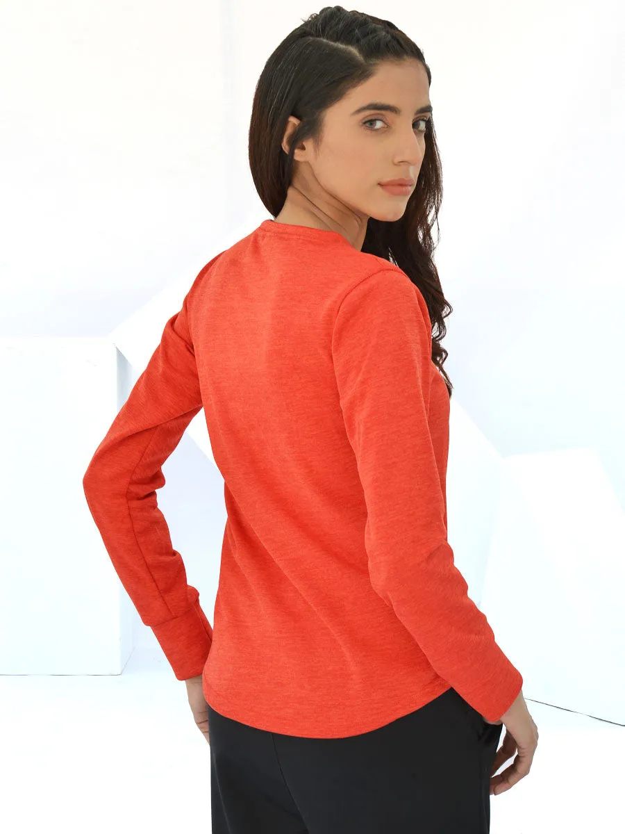 Performance - Sweat Shirt - 018 - Red / Orange