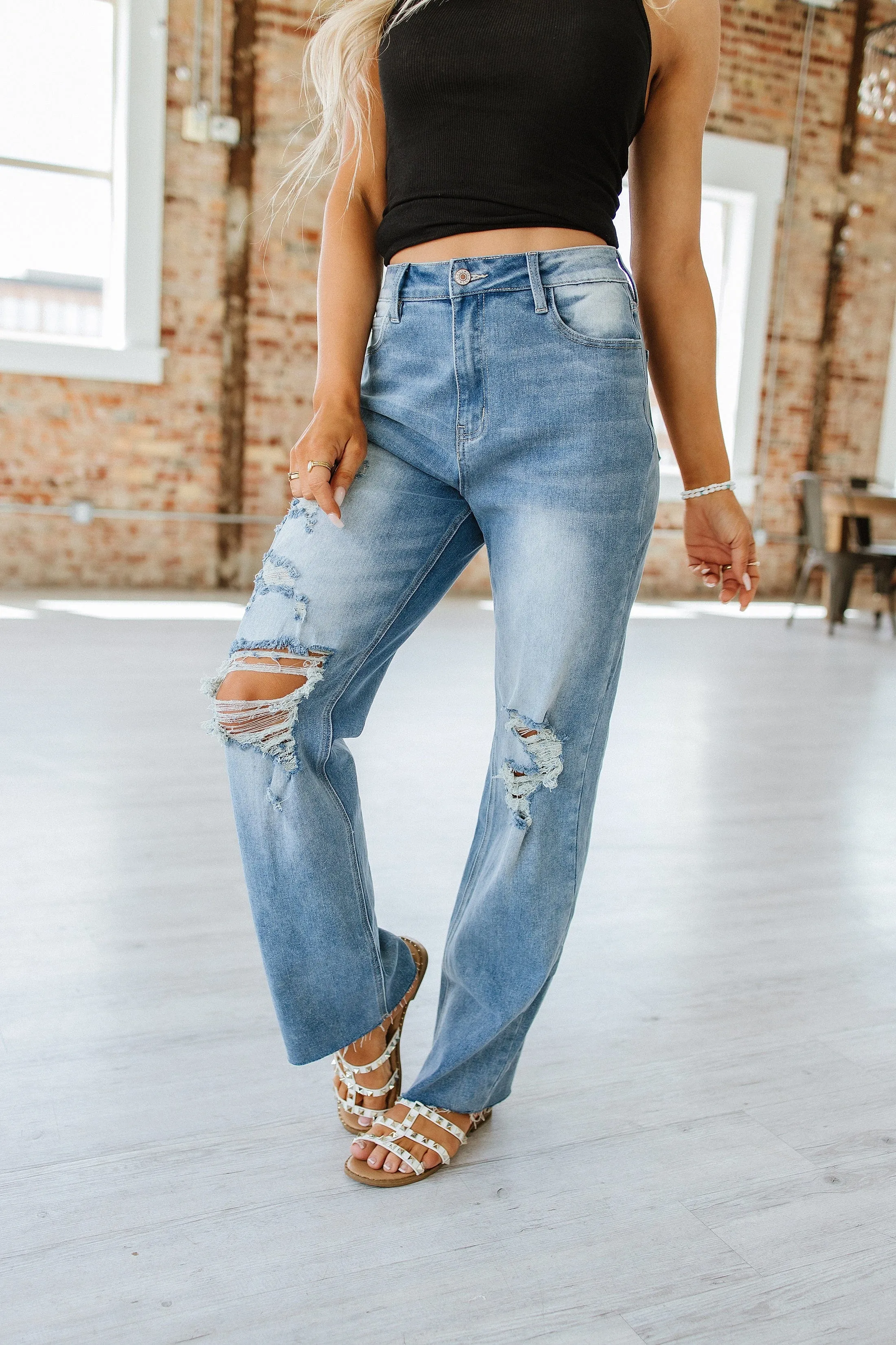 SALE - Thalia Straight Leg Jeans