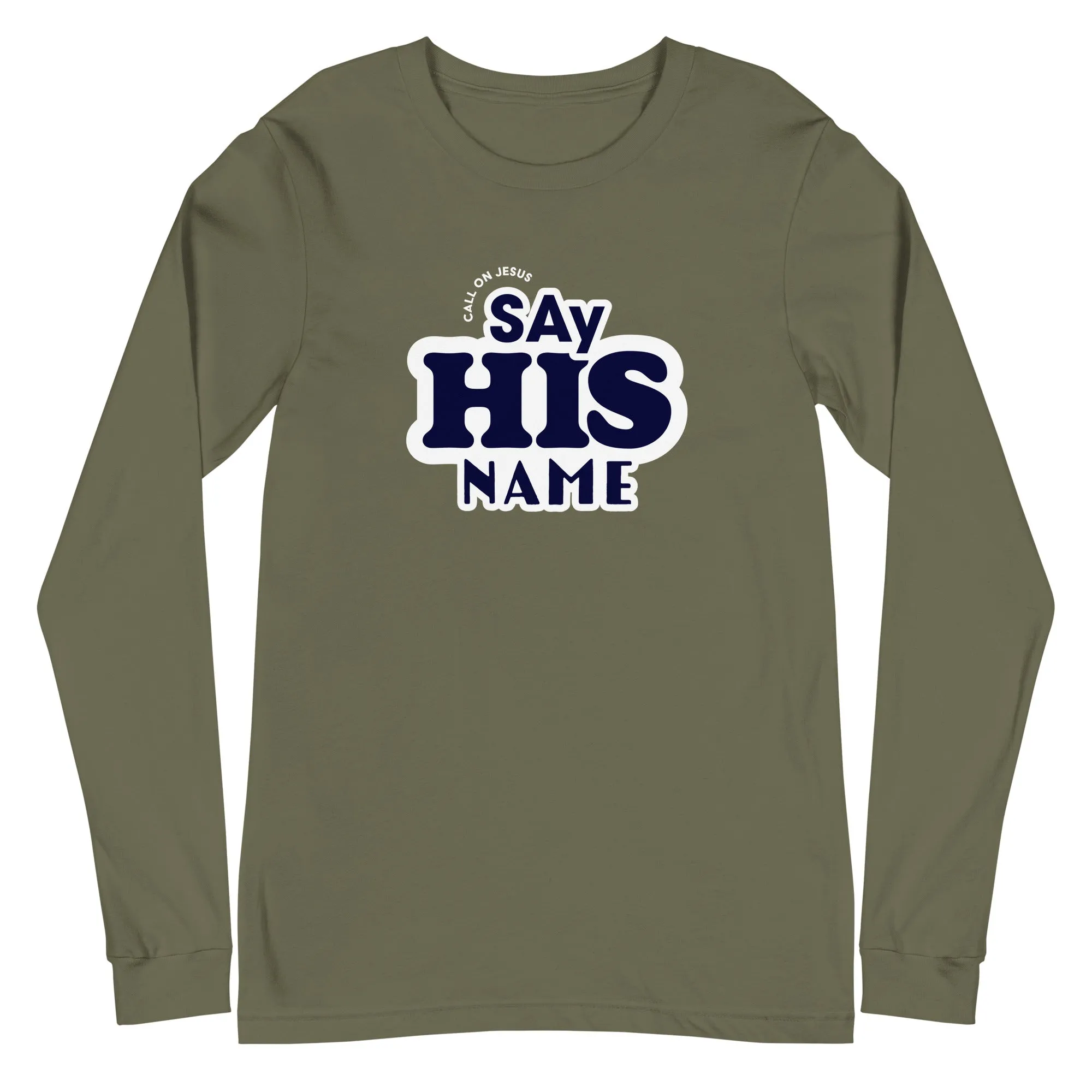 Say His Name Unisex Long-Sleeve Tee