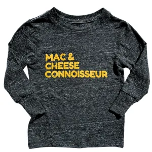 SILAS - Mac & Cheese Connoisseur Long Sleeve Tee in Charcoal (7)