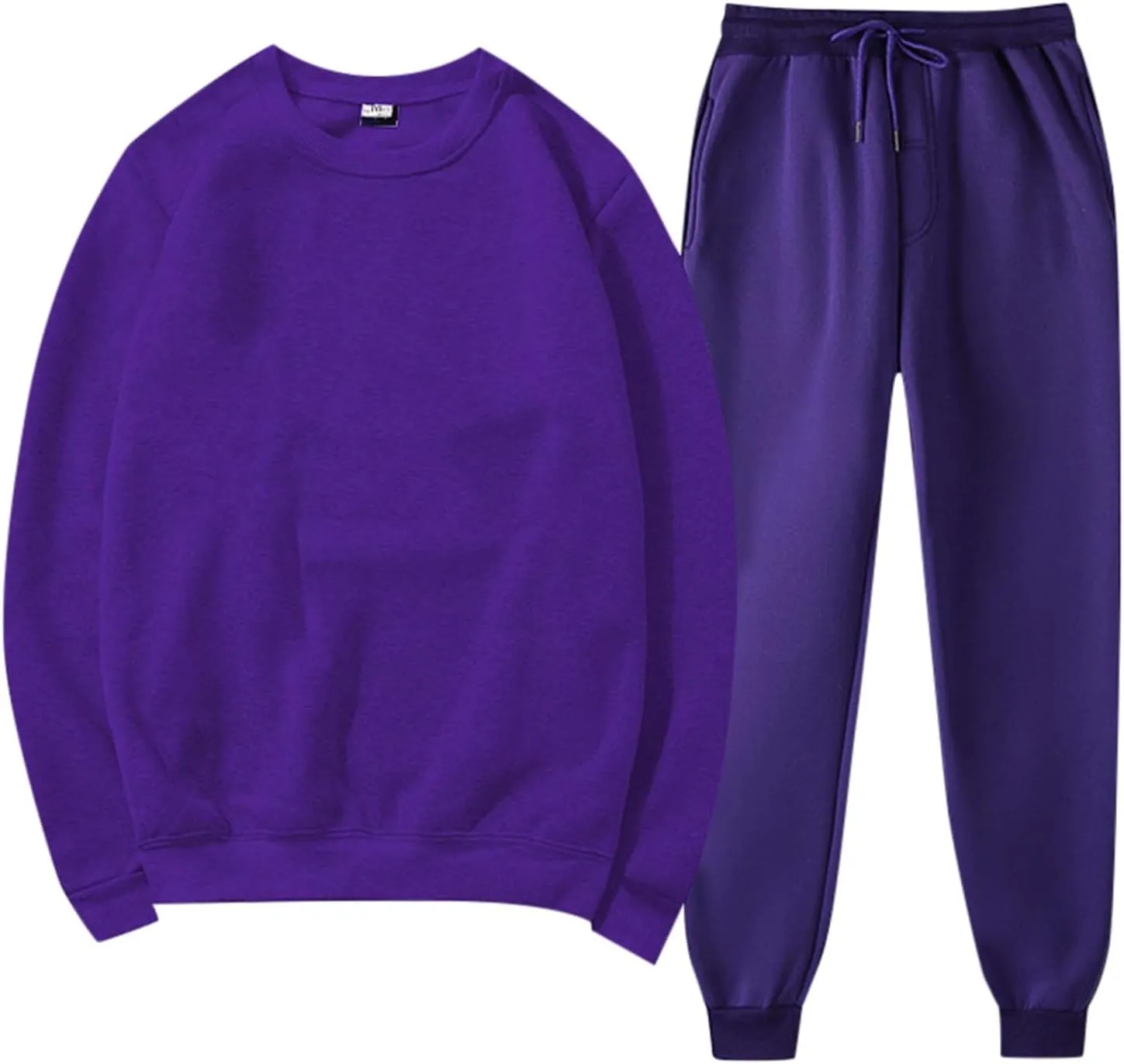 Sweatsuit for Women 2 Piece Long Sleeve Crewneck Casual Dressy Trendy Sweatshirt Wide Leg