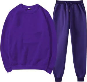 Sweatsuit for Women 2 Piece Long Sleeve Crewneck Casual Dressy Trendy Sweatshirt Wide Leg