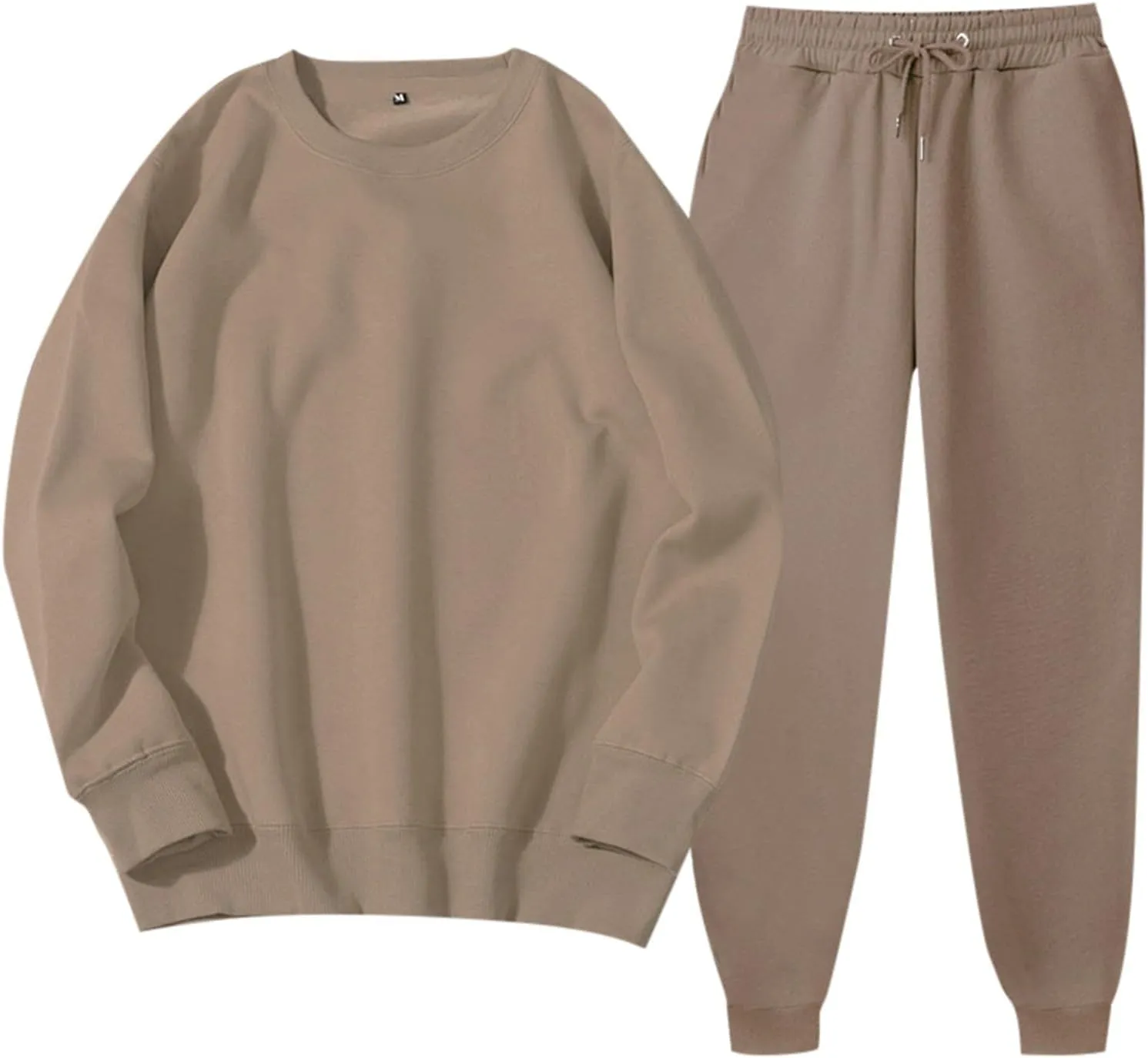 Sweatsuit for Women 2 Piece Long Sleeve Crewneck Casual Dressy Trendy Sweatshirt Wide Leg