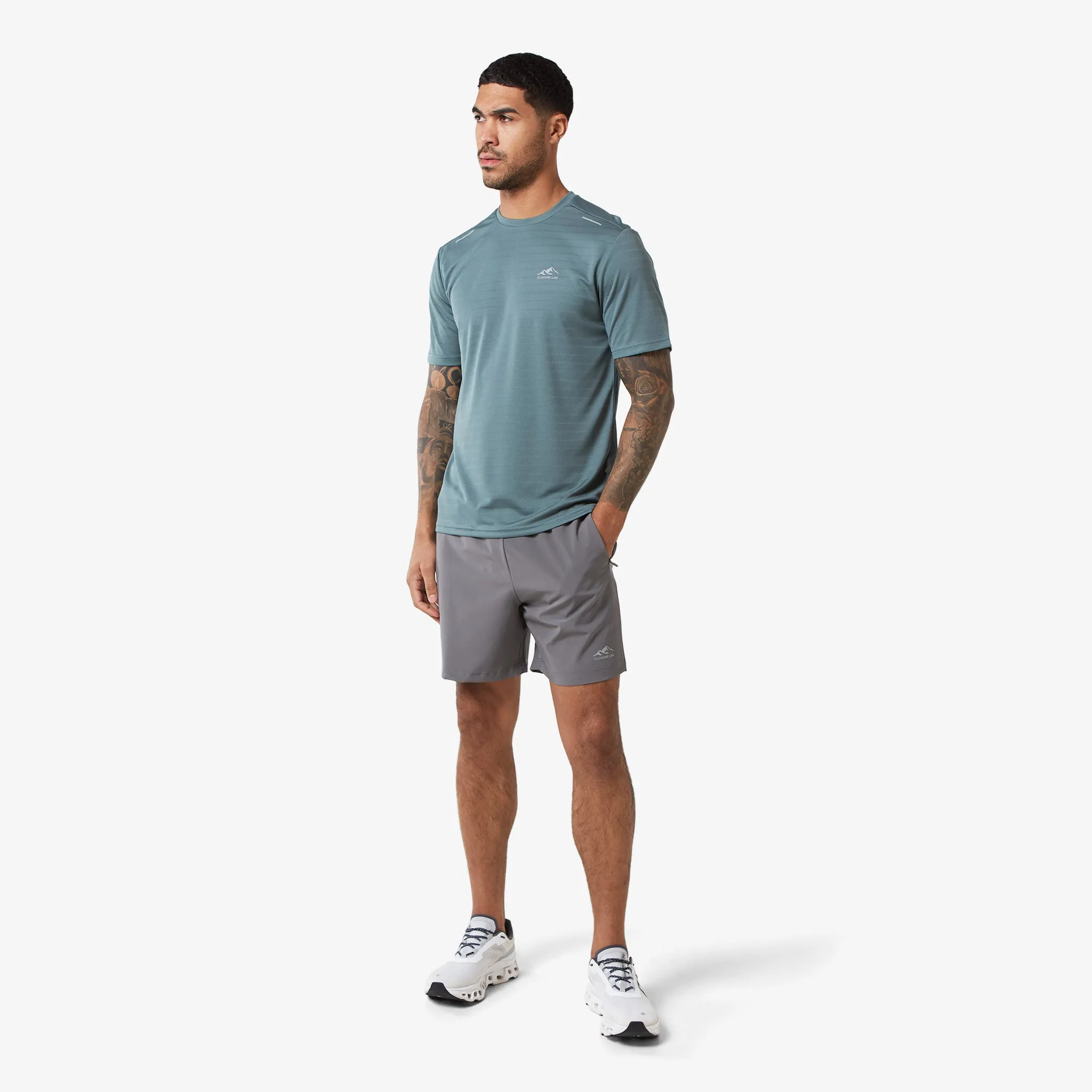 Training Twinset | Dark Teal Charcoal