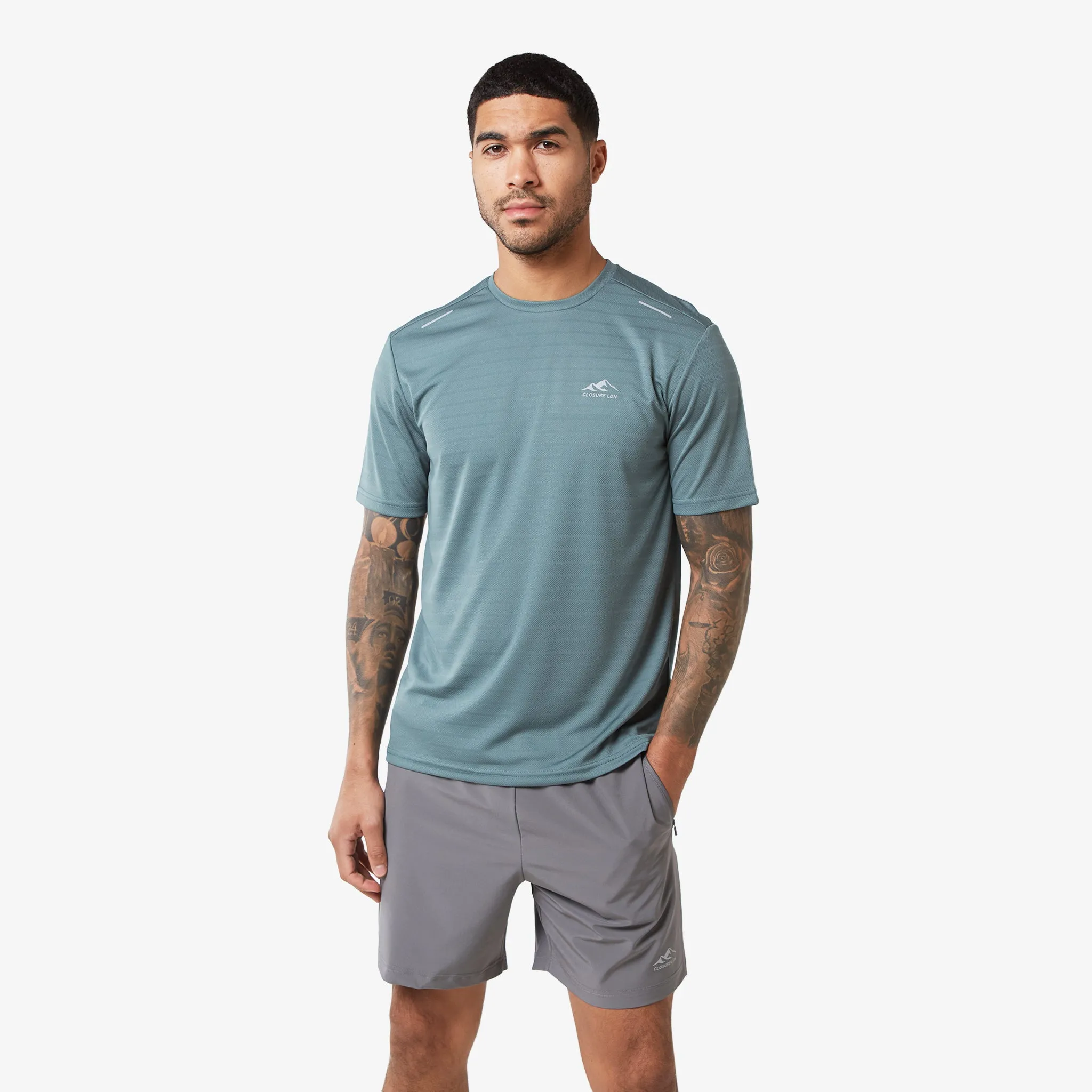 Training Twinset | Dark Teal Charcoal