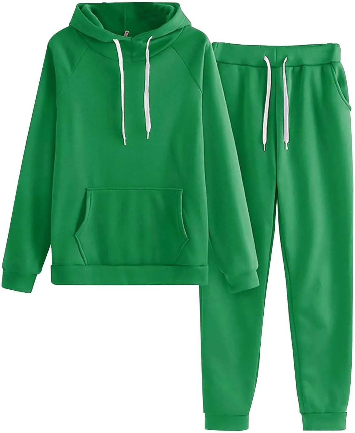 Women's 2 Piece Tracksuit Long Sleeve V Neck Color Block Outfit Long Sleeve Tops Long Pants Sweatsuits