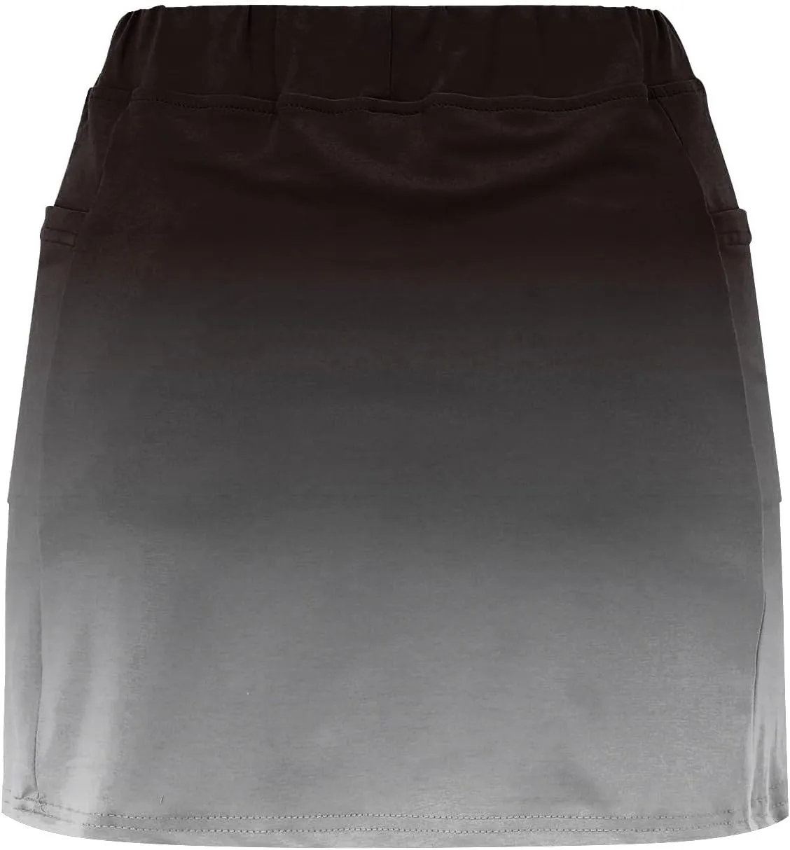 Womens Skorts with Pockets Tummy Control Plus Size Gradient Skorts High Waist Athletic Sports Pants Skirt Casual Shorts